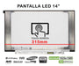 Pantalla Led Táctil De 14" Para Portátil N140Hcn-Ea1 Rev.C7 Fhd 40 Pines 315Mm
