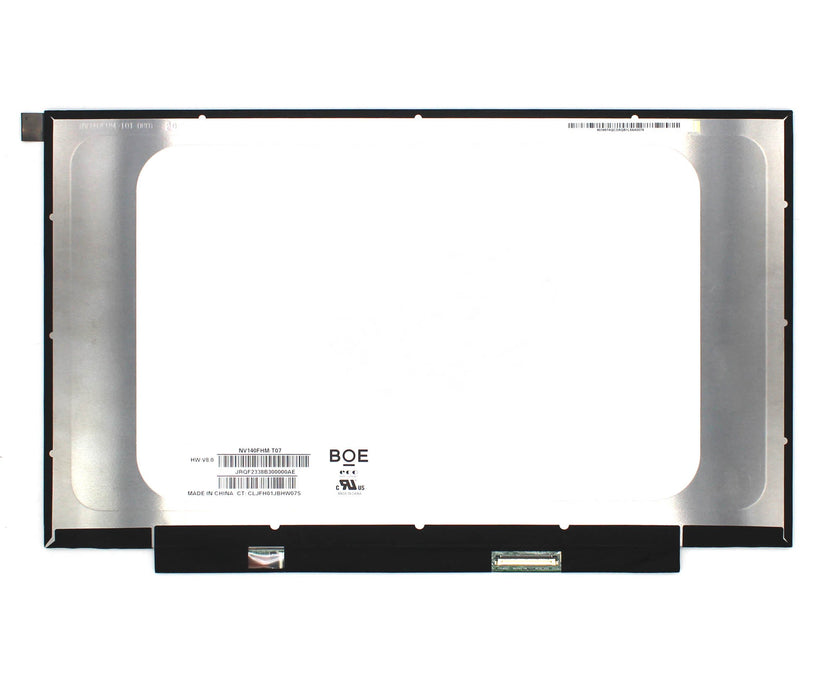 Pantalla Led Táctil De 14" Para Portátil Nv140Fhm-T07 Hw:V8.0 40 Pin Ips