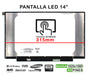 Pantalla Led Táctil De 14" Para Portátil Nv140Fhm-T07 Hw:V8.0 40 Pin Ips