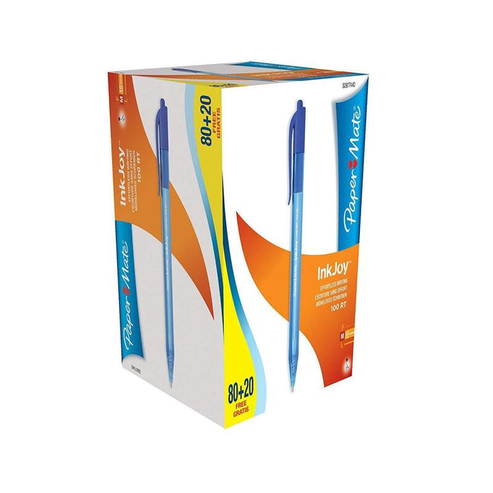 Paper Mate Bolígrafo De Gel Inkjoy Gel 100rt Azul 80 + 20valuepack
