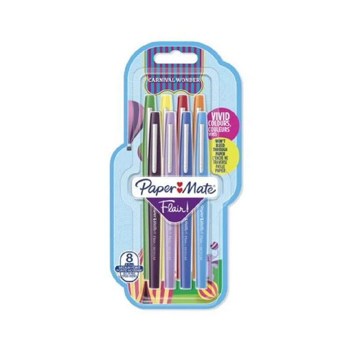 Paper Mate Faserschreiber Flair Carn. Wonder 8er M 0.7 Mm Blimer