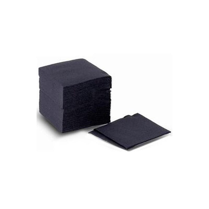 Paquete 100 Servilletas 2 Capas 20x20 Pasta Negro
