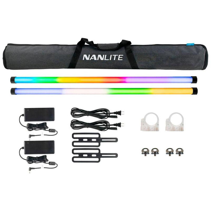 Paquete De 2 Tubos Led Rgbww Nanlite Pavo Tube Ii 30x