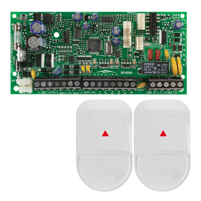Paradox Sp4000-Kit Placa Central Sp4000 + 2 Detectores Nv5. Grado2