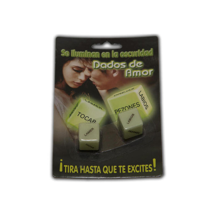 Pareja De Dados Fosforescente