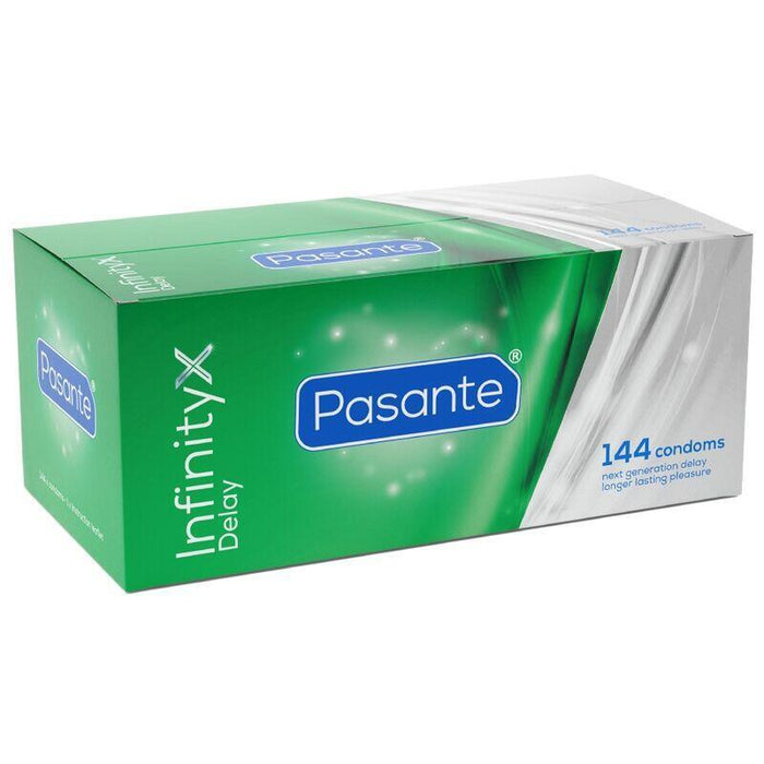 Pasante - Delay Infinity Preservativos Retardantes Caja 144 Unidades