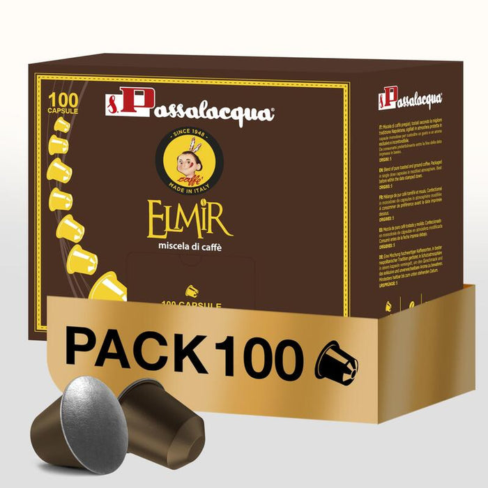 Passalacqua Elmir Kapseln Para Nespresso System 100 Stück A 5,5g