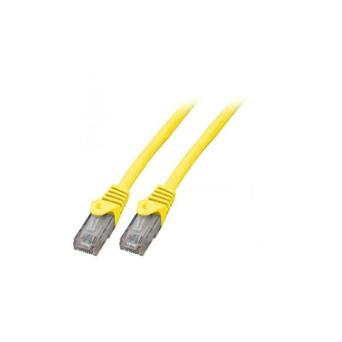 Patchkabel Kat6 Utp, Gul,  7,5m, Halogenfri, 2x4xawg24