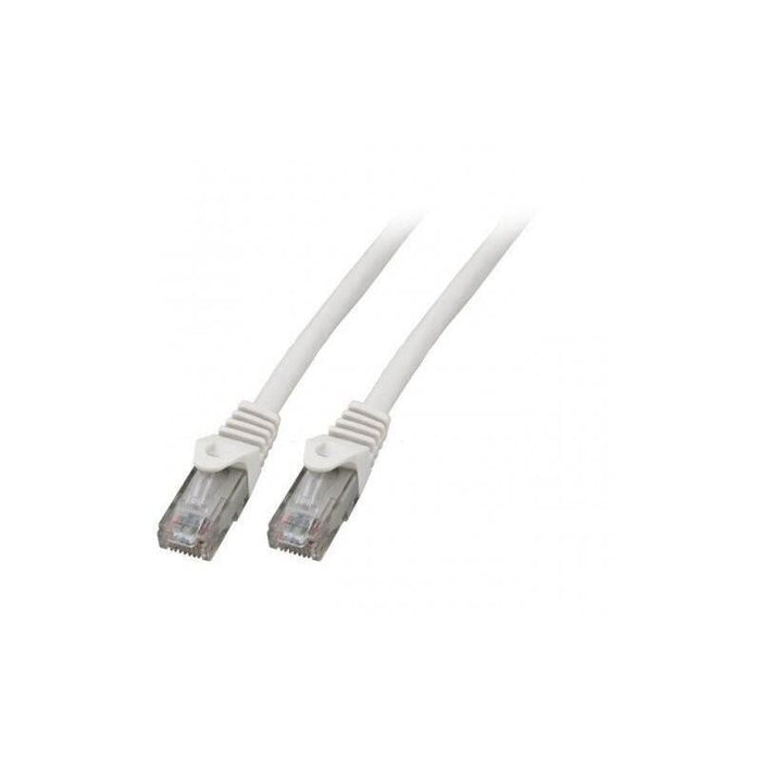 Patchkabel Kat6 Utp, Hvid,  1,0m, Halogenfri, 2x4xawg24