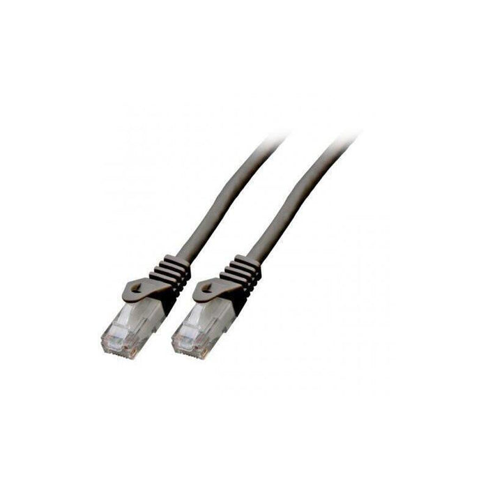 Patchkabel Kat6 Utp, Sort,  1,0m, Halogenfri, 2x4xawg24