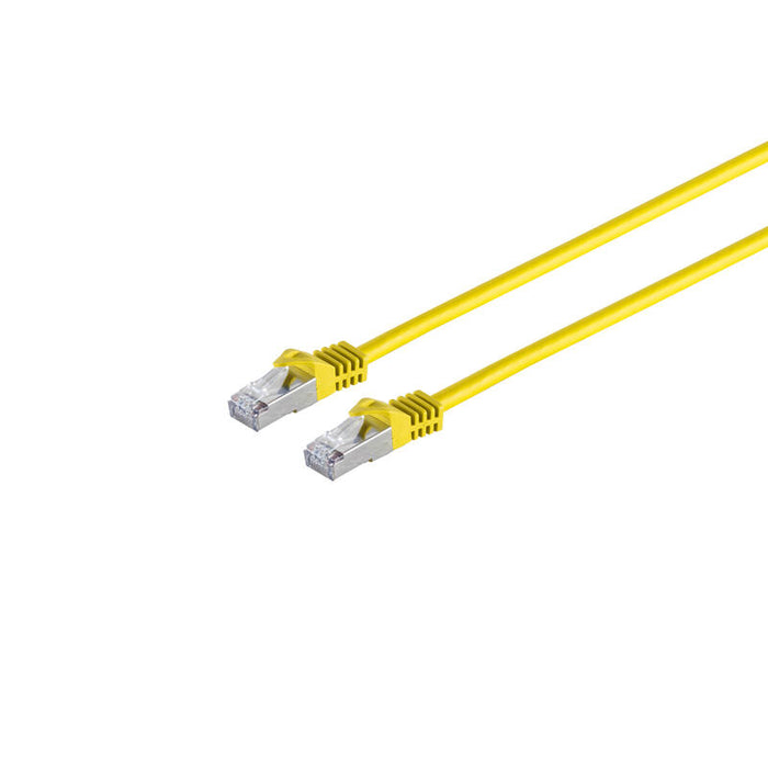 Patchk.Cat7/6a S/Ftp 3m Yellow Rj45 Halogenfrei (Lszh)