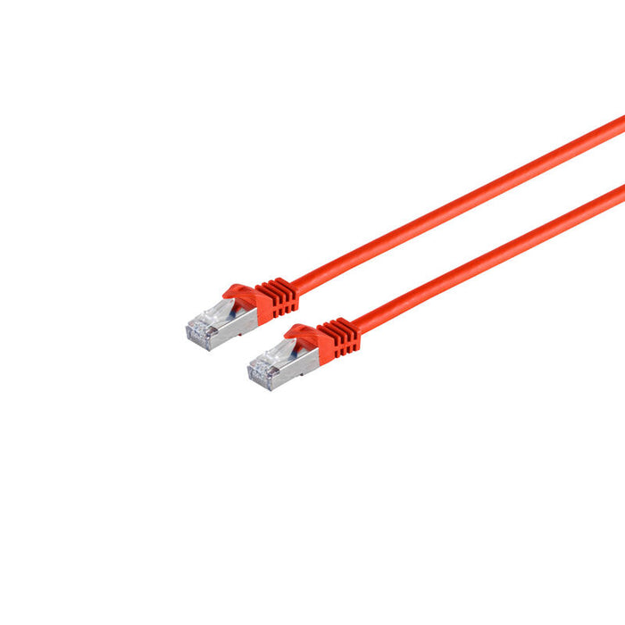 Patchk.Cat7/6a S/Ftp 5m Red Rj45 Halogenfrei (Lszh)