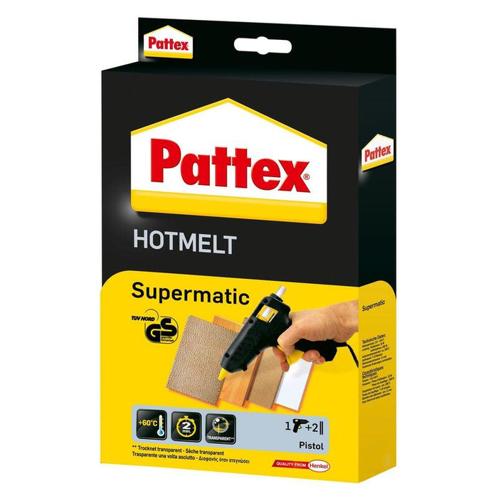 Pattex Heissklebepimole Supermatic, Pimole Und 2 Micks