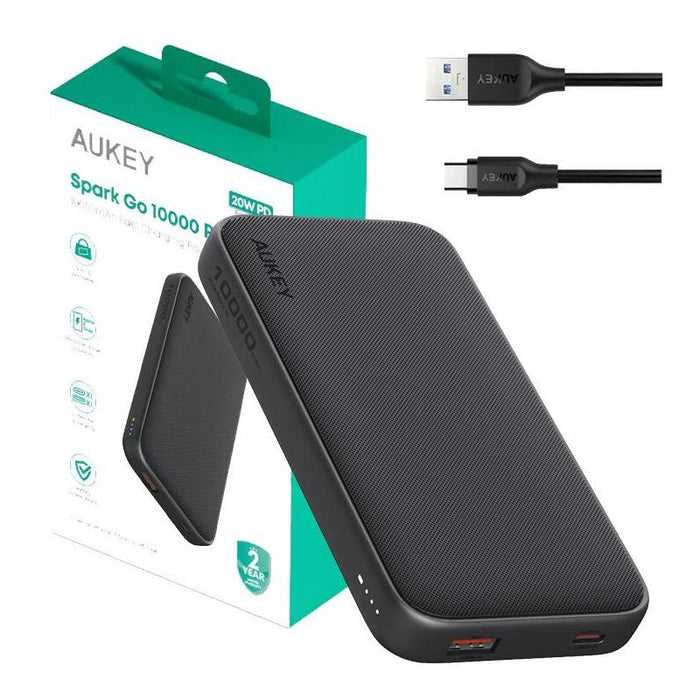 Aukey Pb-Y46 Spark Go 10000mah Fast Charging Power Bank