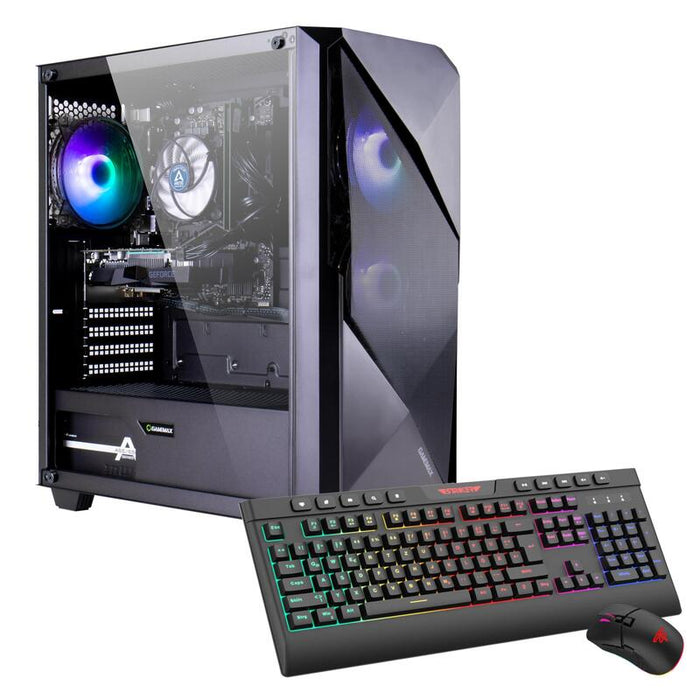 Pc  Gaming Hyrican Gamemax Striker 7817 R7-9700x 16gb 1tbssd Rtx5060ti W11 Home