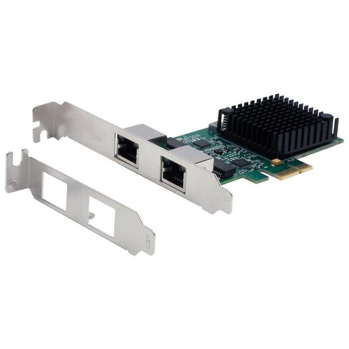 Pci Ethernet Karte 2 5gigabit 2-Port Inkl.Lowprofilebügel Realtek Rtl8125