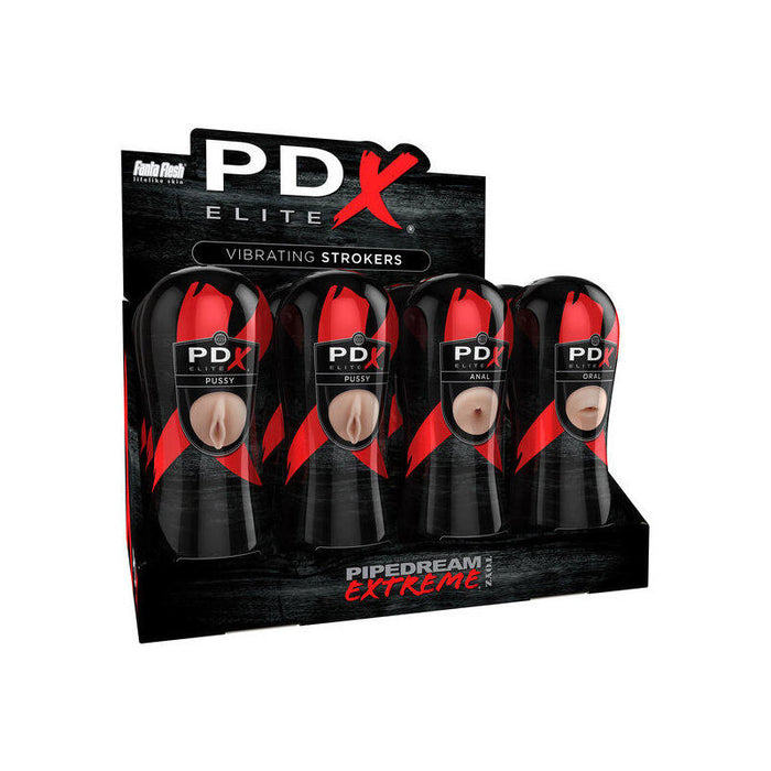 Pdx Elite - Set Masturbador Stroker 12 Unidades: 6x Vagina, 3x Ano, 3x Boca