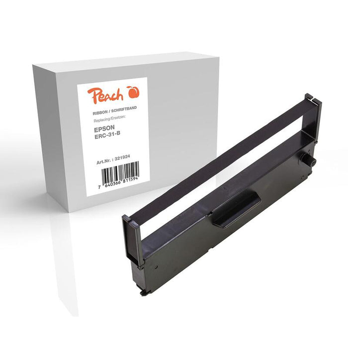 Peach Farbband Para Epson Erc31 Negro