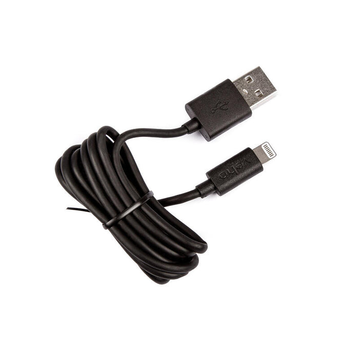 Pebble 1m Mfi Lightn. Cable Black - Retail Packaged