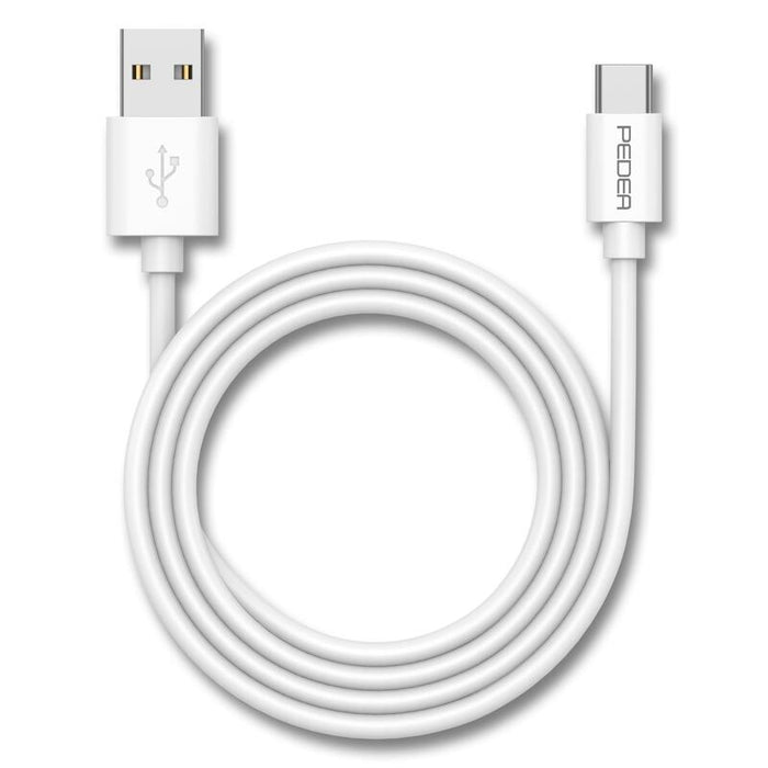 Pedea Schnelllade- Und Datencable Usb-A Usb-C, 1m, Wei