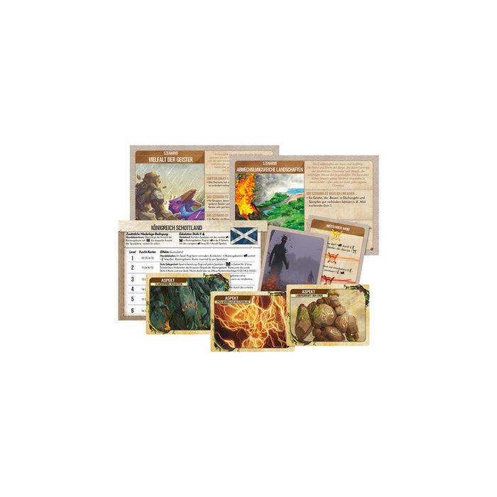 Pegasus Spirit Island: Nación De Escocia, Escenarios Y Expansión De Mapas, Mini Expansión De Juego De Mesa 90009g
