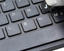 Pegatina Para Teclado Castellano Blanco Con Letras Negras