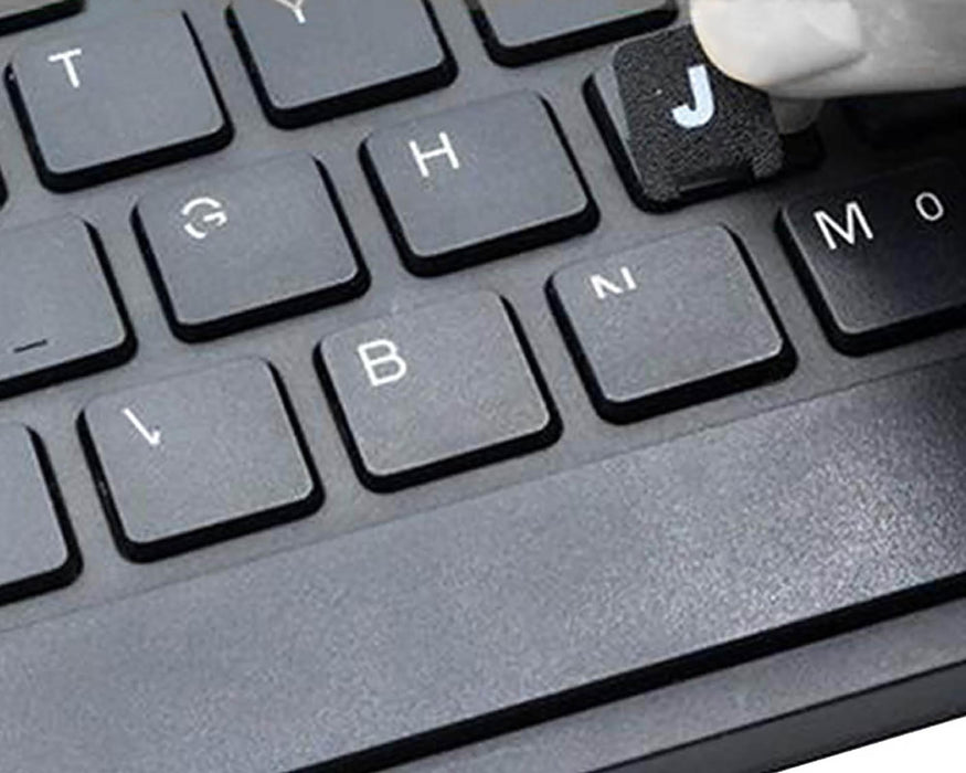 Pegatina Para Convertir Teclado En Idioma Español / Castellano Negro