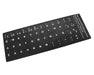 Pegatina Para Convertir Teclado En Idioma Español / Castellano Negro