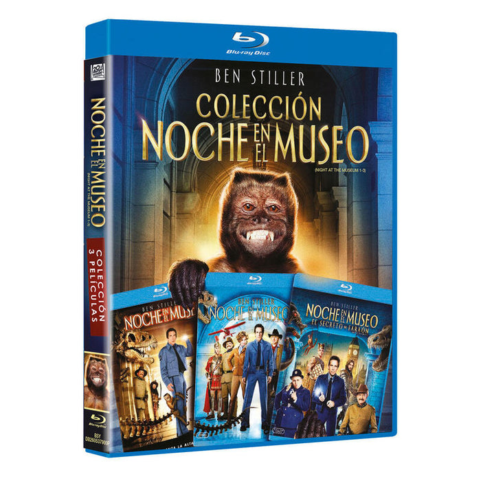 Pelicula Noche En El Museo - Colección 3 Películas - Bd Blu-Ray