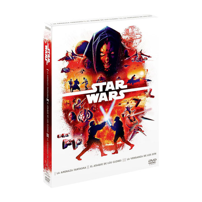 Pelicula Star Wars - Episodios 1-3 (3 Discos) - Dvd Dvd