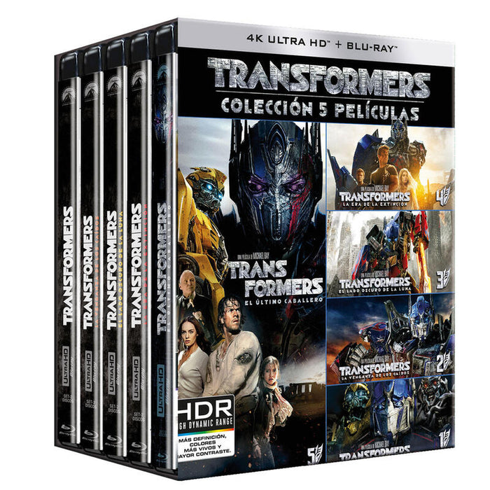 Pelicula Transformers (Pack 1-5) Blu-Ray