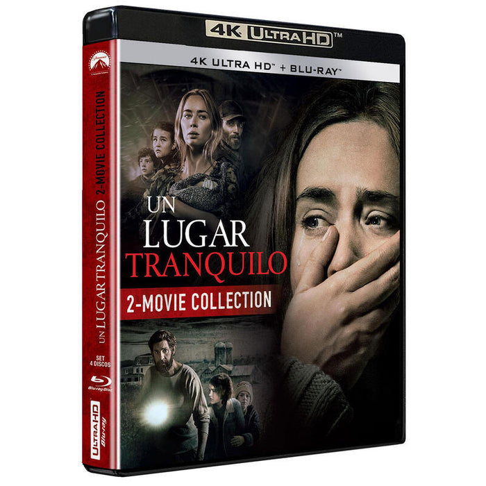 Pelicula Un Lugar Tranquilo 1+2 (Uhd) (Pack) - Bd Blu-Ray