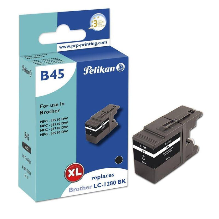 Pelikan Tinta Brother B45 Lc1280xl Bk Negro Remanufactured
