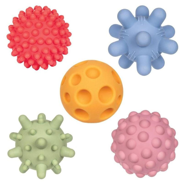Pelotas Sensoriales Sin Agujeros Tullo Pastel, 5 Uds.