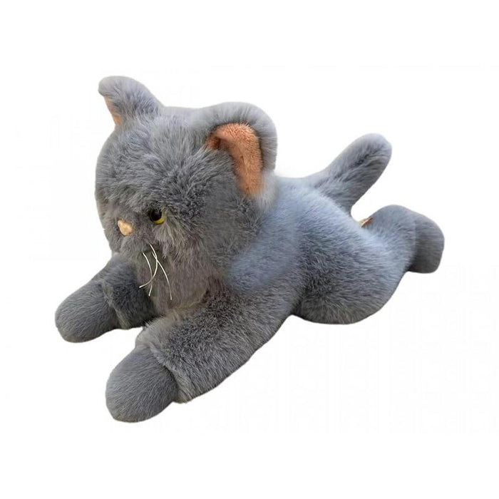 Peluche Gato Lezacy 45 Cm Gris