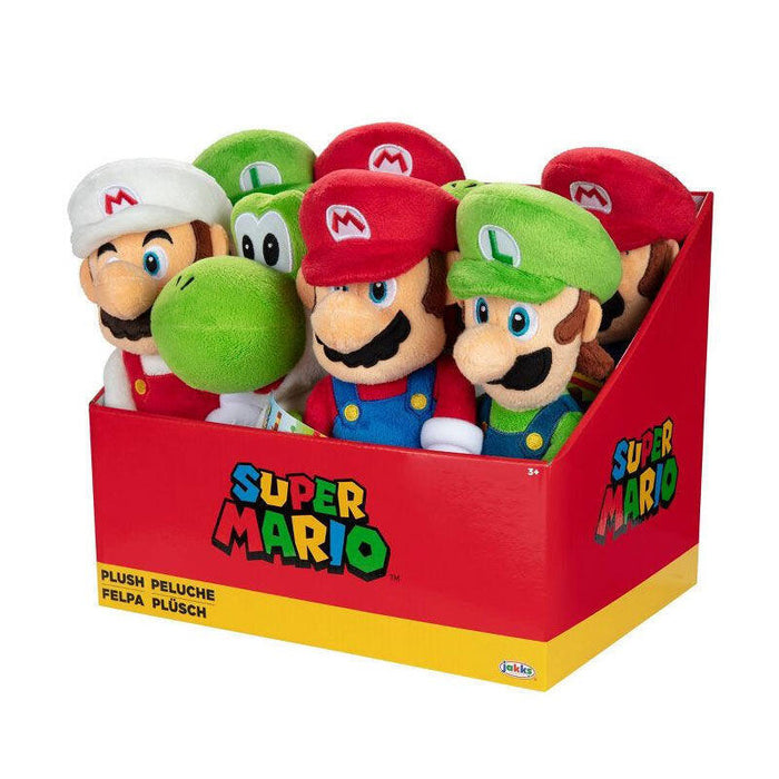 Peluche Pack De 8 Unidades Super Mario 23cm Surtido