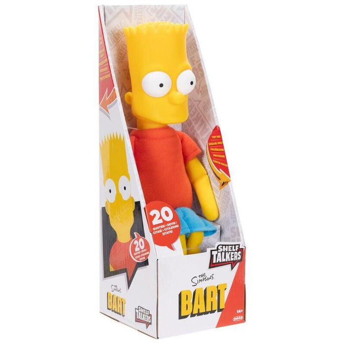 Peluche Parlante Bart Shelf Los Simpsons Ingles 33cm