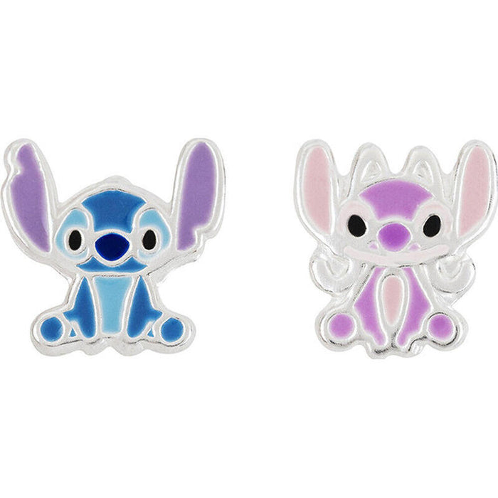 Pendientes Angel & Stitch Disney Plata