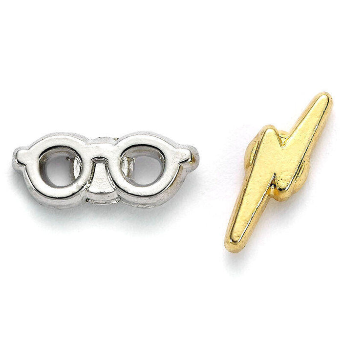 Pendientes Lightening Bolt And Glasses Harry Potter