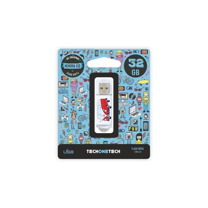 Pendrive 32gb Tech One Tech Camper Van-Van Usb 2.0