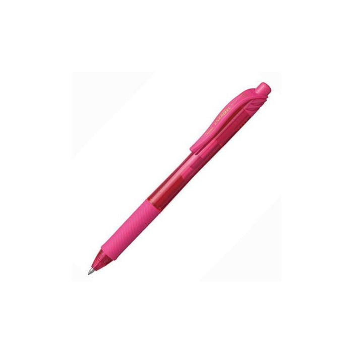 Pentel Bolígrafo Energel Retráctil Punta 0.7mm Rosa -12u-