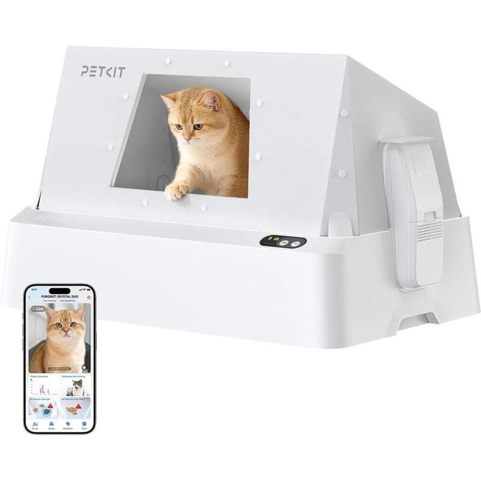 Petkit Purobot Crystal Duo Ia Con Cubierta - Arenero Autolimpiable