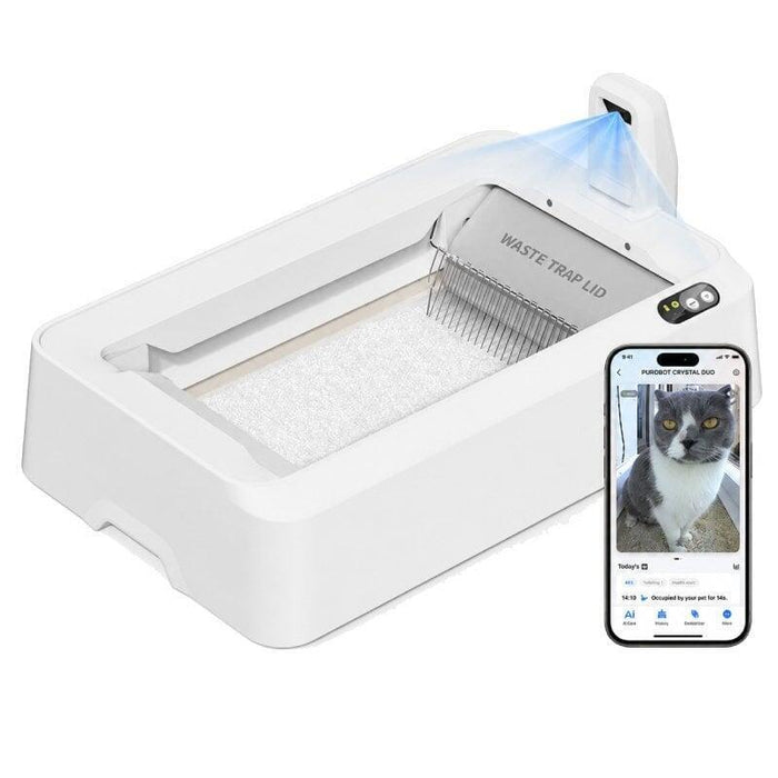 Petkit Purobot Crystal Duo With Front Entry Hood-Eu