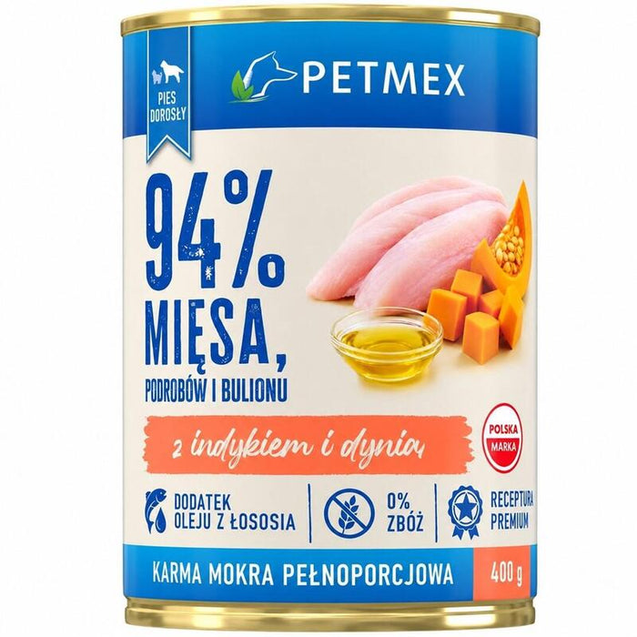 Petmex Z Indykiem I Dynia Para Perros Adultos 400g