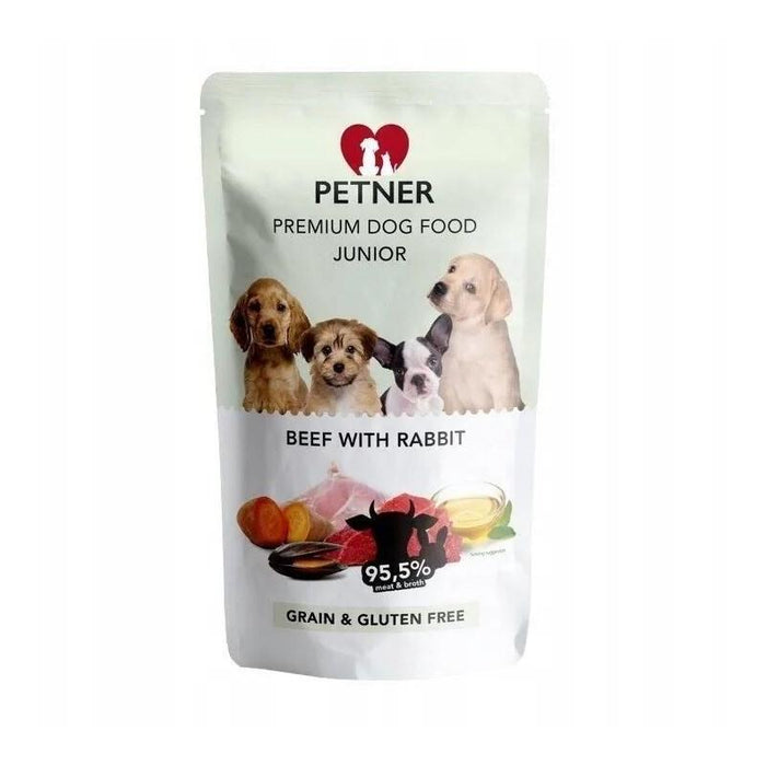 Petner Wolowina I Królik Junior Mokra Karma Para Perro 500g