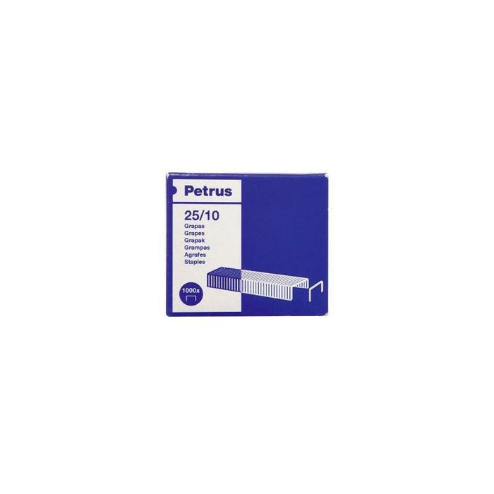 Petrus Grapas Strong 25/10 Galvanizadas -Caja 1000u-