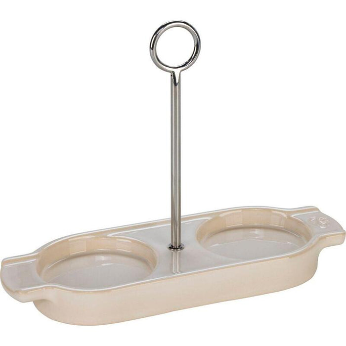 Peugeot Linea Ceramic Tray For Mills, Ecru 18 Cm