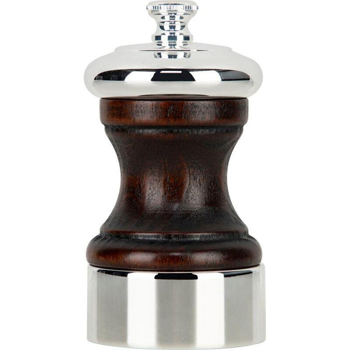 Peugeot Palace Salt Mill Silver Plated 10 Cm Wood