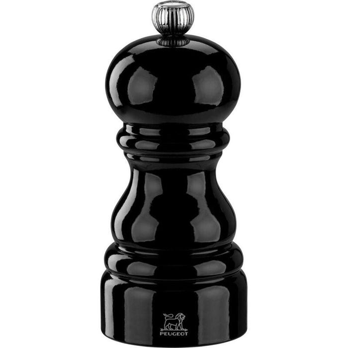 Peugeot Paris Salt Mill 12 Cm Beech Wood Black Lacquered