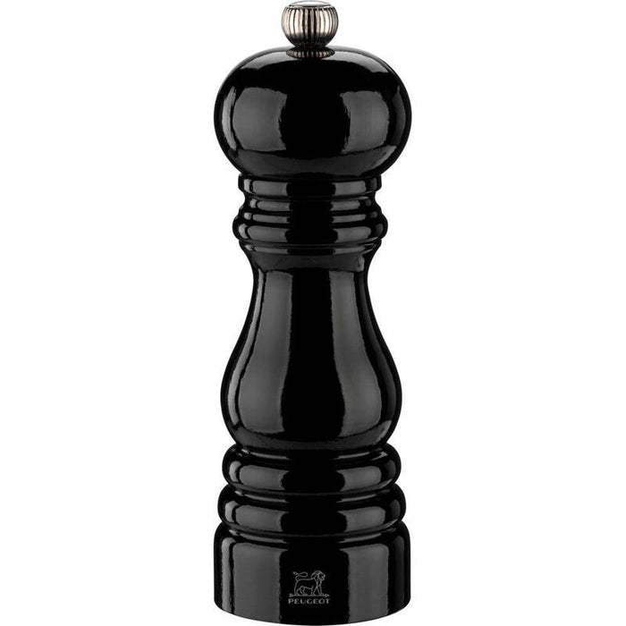 Peugeot Paris Salt Mill 18 Cm Beech Wood Black Lacquered